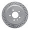 Dynamic Friction 2514-46013 - Brake Kit - Coated Drilled and Slotted Brake Rotors and 5000 Advanced Brake Pads with Hardware