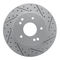 Dynamic Friction 2514-47293 - Brake Kit - Coated Drilled and Slotted Brake Rotors and 5000 Advanced Brake Pads with Hardware