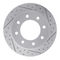 Dynamic Friction 2514-48012 - Brake Kit - Coated Drilled and Slotted Brake Rotors and 5000 Advanced Brake Pads with Hardware