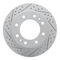 Dynamic Friction 2514-48017 - Brake Kit - Coated Drilled and Slotted Brake Rotors and 5000 Advanced Brake Pads with Hardware
