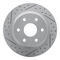 Dynamic Friction 2514-48023 - Brake Kit - Coated Drilled and Slotted Brake Rotors and 5000 Advanced Brake Pads with Hardware