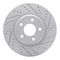Dynamic Friction 2514-53014 - Brake Kit - Coated Drilled and Slotted Brake Rotors and 5000 Advanced Brake Pads with Hardware