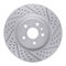 Dynamic Friction 2614-45002 - Brake Kit - Coated Drilled and Slotted Brake Rotors and 5000 Euro Ceramic Brake Pads with Hardware