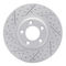 Dynamic Friction 2514-54215 - Brake Kit - Coated Drilled and Slotted Brake Rotors and 5000 Advanced Brake Pads with Hardware