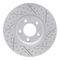 Dynamic Friction 2514-54215 - Brake Kit - Coated Drilled and Slotted Brake Rotors and 5000 Advanced Brake Pads with Hardware