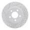 Dynamic Friction 2514-54216 - Brake Kit - Coated Drilled and Slotted Brake Rotors and 5000 Advanced Brake Pads with Hardware