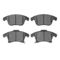 Dynamic Friction 2514-54230 - Brake Kit - Coated Drilled and Slotted Brake Rotors and 5000 Advanced Brake Pads with Hardware