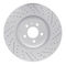 Dynamic Friction 2514-54233 - Brake Kit - Coated Drilled and Slotted Brake Rotors and 5000 Advanced Brake Pads with Hardware