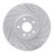 Dynamic Friction 2514-54234 - Brake Kit - Coated Drilled and Slotted Brake Rotors and 5000 Advanced Brake Pads with Hardware