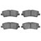 Dynamic Friction 2514-54236 - Brake Kit - Coated Drilled and Slotted Brake Rotors and 5000 Advanced Brake Pads with Hardware