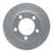 Dynamic Friction 2514-54240 - Brake Kit - Coated Drilled and Slotted Brake Rotors and 5000 Advanced Brake Pads with Hardware
