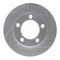 Dynamic Friction 2514-54240 - Brake Kit - Coated Drilled and Slotted Brake Rotors and 5000 Advanced Brake Pads with Hardware
