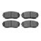 Dynamic Friction 2514-54241 - Brake Kit - Coated Drilled and Slotted Brake Rotors and 5000 Advanced Brake Pads with Hardware