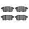 Dynamic Friction 2514-54241 - Brake Kit - Coated Drilled and Slotted Brake Rotors and 5000 Advanced Brake Pads with Hardware
