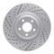 Dynamic Friction 2514-54273 - Brake Kit - Coated Drilled and Slotted Brake Rotors and 5000 Advanced Brake Pads with Hardware