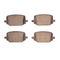Dynamic Friction 2514-54275 - Brake Kit - Coated Drilled and Slotted Brake Rotors and 5000 Advanced Brake Pads with Hardware