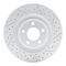 Dynamic Friction 2514-54275 - Brake Kit - Coated Drilled and Slotted Brake Rotors and 5000 Advanced Brake Pads with Hardware