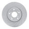 Dynamic Friction 2514-59035 - Brake Kit - Coated Drilled and Slotted Brake Rotors and 5000 Advanced Brake Pads with Hardware