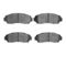 Dynamic Friction 2514-59039 - Brake Kit - Coated Drilled and Slotted Brake Rotors and 5000 Advanced Brake Pads with Hardware
