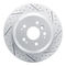 Dynamic Friction 2514-59041 - Brake Kit - Coated Drilled and Slotted Brake Rotors and 5000 Advanced Brake Pads with Hardware