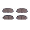 Dynamic Friction 2514-59075 - Brake Kit - Coated Drilled and Slotted Brake Rotors and 5000 Advanced Brake Pads with Hardware