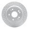 Dynamic Friction 2514-59075 - Brake Kit - Coated Drilled and Slotted Brake Rotors and 5000 Advanced Brake Pads with Hardware
