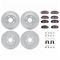 Dynamic Friction - Drilled and Slotted - Stage 2 Street Rotor and Pad Kit