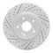 Dynamic Friction 2514-59086 - Brake Kit - Coated Drilled and Slotted Brake Rotors and 5000 Advanced Brake Pads with Hardware