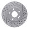 Dynamic Friction 2514-03012 - Brake Kit - Coated Drilled and Slotted Brake Rotors and 5000 Advanced Brake Pads with Hardware