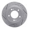 Dynamic Friction 2514-03047 - Brake Kit - Coated Drilled and Slotted Brake Rotors and 5000 Advanced Brake Pads with Hardware