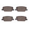 Dynamic Friction 2514-03065 - Brake Kit - Coated Drilled and Slotted Brake Rotors and 5000 Advanced Brake Pads with Hardware