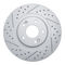 Dynamic Friction 2514-03065 - Brake Kit - Coated Drilled and Slotted Brake Rotors and 5000 Advanced Brake Pads with Hardware