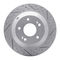 Dynamic Friction 2514-03069 - Brake Kit - Coated Drilled and Slotted Brake Rotors and 5000 Advanced Brake Pads with Hardware