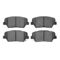 Dynamic Friction 2514-03069 - Brake Kit - Coated Drilled and Slotted Brake Rotors and 5000 Advanced Brake Pads with Hardware