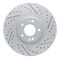 Dynamic Friction 2514-03079 - Brake Kit - Coated Drilled and Slotted Brake Rotors and 5000 Advanced Brake Pads with Hardware