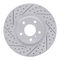 Dynamic Friction 2514-67068 - Brake Kit - Coated Drilled and Slotted Brake Rotors and 5000 Advanced Brake Pads with Hardware