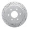 Dynamic Friction 2514-67073 - Brake Kit - Coated Drilled and Slotted Brake Rotors and 5000 Advanced Brake Pads with Hardware
