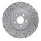 Dynamic Friction 2514-68010 - Brake Kit - Coated Drilled and Slotted Brake Rotors and 5000 Advanced Brake Pads with Hardware