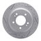 Dynamic Friction 2514-03025 - Brake Kit - Coated Drilled and Slotted Brake Rotors and 5000 Advanced Brake Pads with Hardware