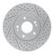 Dynamic Friction 2514-03026 - Brake Kit - Coated Drilled and Slotted Brake Rotors and 5000 Advanced Brake Pads with Hardware