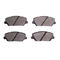 Dynamic Friction 2514-21004 - Brake Kit - Coated Drilled and Slotted Brake Rotors and 5000 Advanced Brake Pads with Hardware