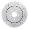 Dynamic Friction 2514-21006 - Brake Kit - Coated Drilled and Slotted Brake Rotors and 5000 Advanced Brake Pads with Hardware