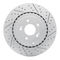 Dynamic Friction 2514-21006 - Brake Kit - Coated Drilled and Slotted Brake Rotors and 5000 Advanced Brake Pads with Hardware