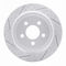 Dynamic Friction 2514-42080 - Brake Kit - Coated Drilled and Slotted Brake Rotors and 5000 Advanced Brake Pads with Hardware