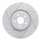 Dynamic Friction 2514-54235 - Brake Kit - Coated Drilled and Slotted Brake Rotors and 5000 Advanced Brake Pads with Hardware