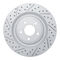 Dynamic Friction 2514-54274 - Brake Kit - Coated Drilled and Slotted Brake Rotors and 5000 Advanced Brake Pads with Hardware