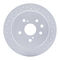 Dynamic Friction 2514-75004 - Brake Kit - Coated Drilled and Slotted Brake Rotors and 5000 Advanced Brake Pads with Hardware