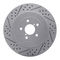 Dynamic Friction 2514-13004 - Brake Kit - Coated Drilled and Slotted Brake Rotors and 5000 Advanced Brake Pads with Hardware