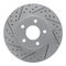 Dynamic Friction 2514-47296 - Brake Kit - Coated Drilled and Slotted Brake Rotors and 5000 Advanced Brake Pads with Hardware