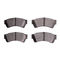 Dynamic Friction 2514-54224 - Brake Kit - Coated Drilled and Slotted Brake Rotors and 5000 Advanced Brake Pads with Hardware